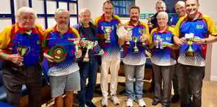 Bowls club rolls out awards for its winners