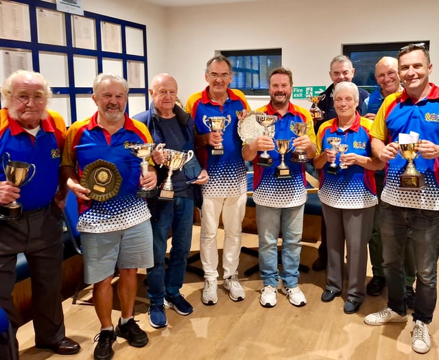 Bowls club rolls out awards for its winners