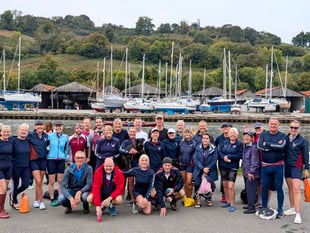Wye rowers Dart downstream in epic estuary race