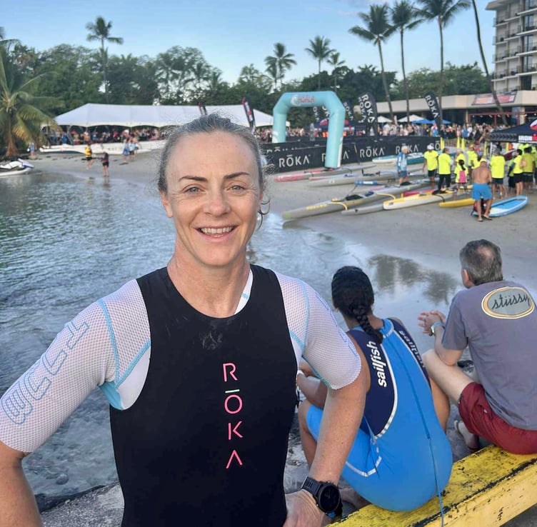 Claire Jackson completed the Ironman World Championship race in Hawaii