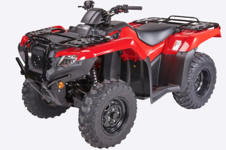 Paul Marsden was using a Honda quad bike when the accident happened. File photo