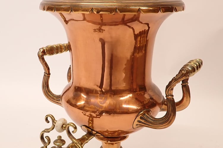 Victorian Copper Samovar