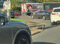 Traffic chaos in Chepstow after lorry breakdown