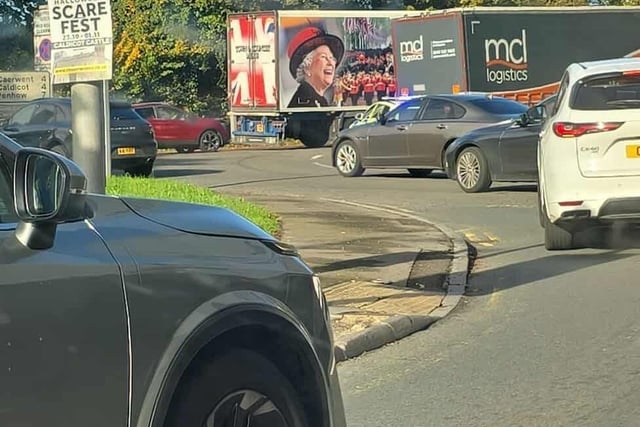 Traffic chaos in Chepstow after lorry breakdown