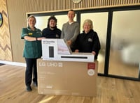 Bowkett's Off-Licence donates tech to hospice