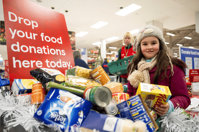 Join Tesco's winter food donation drive