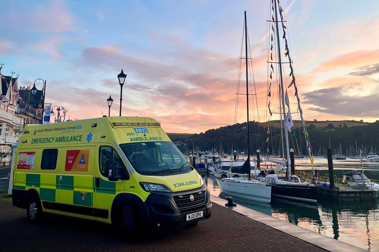 A South Western Ambulance Service NHS Foundation Trust (SWASFT) ambulance