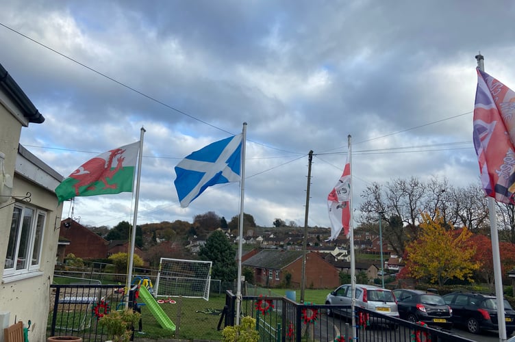 Remembrance Display Flags