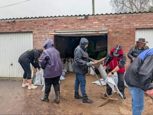 Sandbags available as Lydney prepares for Storm Claudia