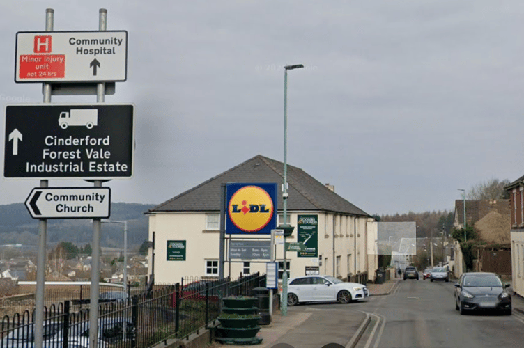 Cinderford near Lidl