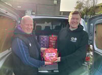Santa Sleigh rides aid Chepstow food banks