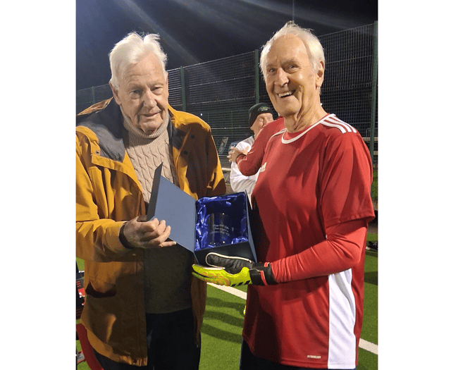 Colin, 80, shows age no barrier to kicking on