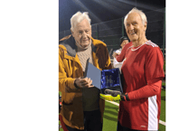Colin, 80, shows age no barrier to kicking on