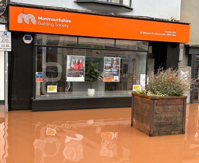 Flood-hit building society commits thousands to boost town recovery