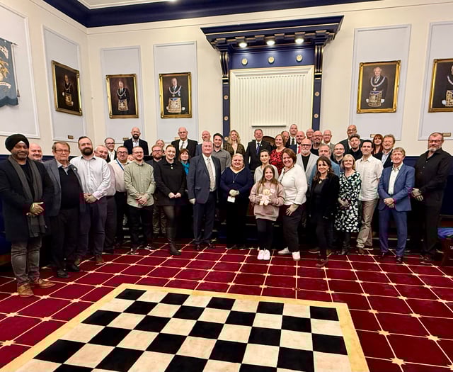 Monmouthshire Freemasons award £17,500 to local charities