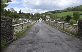 A466 closed at Brockweir Bridge due to fallen tree