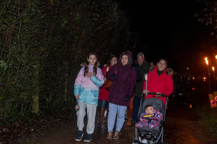 Some of those who attended the service.s