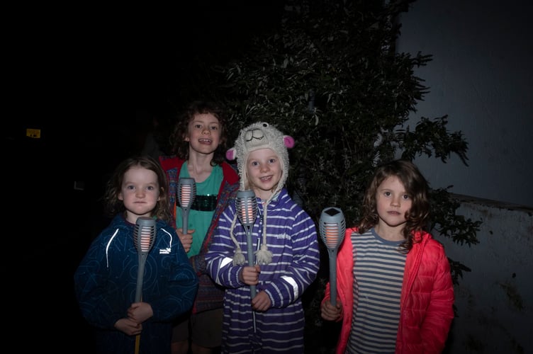 Martha Marsh, Mathilda Marsh, Joseph McLean and Nula McLean from Trellech.