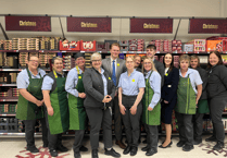 Waitrose welcomes customers again after Storm Claudia deluge