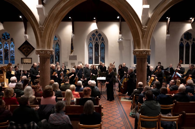 Royal Forest of Dean Orchestra with guest conductor Caron de Burgh (pic by Guillaume Nerzic)