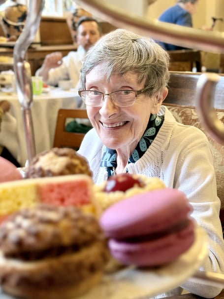 Iris Morgan is recovering in hospital after waiting 32 hours for an ambulance