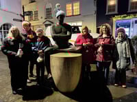 Chepstow Knitters spread festive cheer
