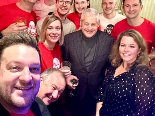 Dominic sings with the stars in TV's Royal Variety Show 