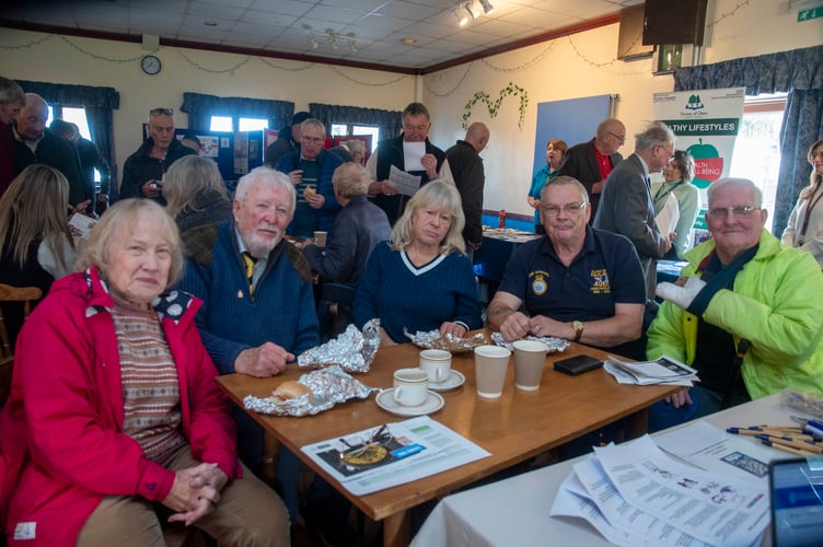 Karen Hughes, Capt Terry Hughes, Pauline and Stephen Gardiner and Mel Rudge were among those attending the event.