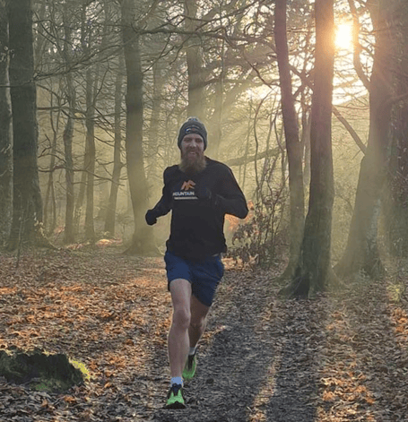 Gavin Jones was fastest Blazer in Malvern and first home in the Forest parkrun