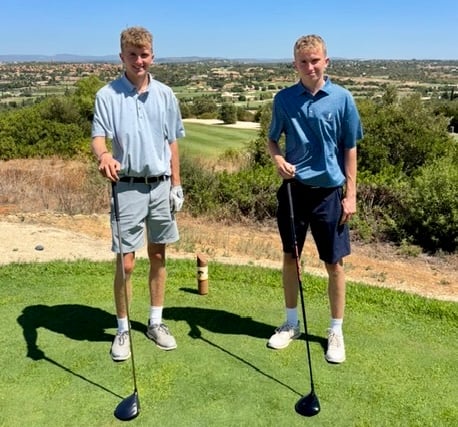 Twin brothers proving big hit together at Ross Golf Club 
