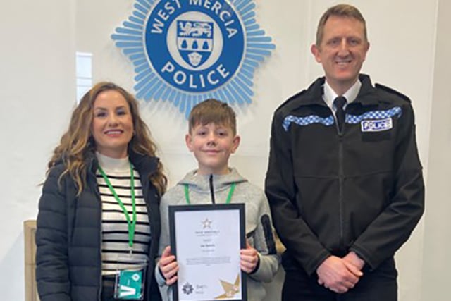 Zac, 12, honoured for saving mum's life in 60mph driving emergency
