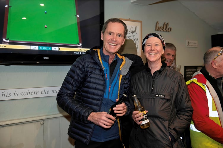 Abergavenny's Debbie Stenner and Martin Webb from Pandy