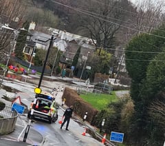Flooding in Monmouth closes roads