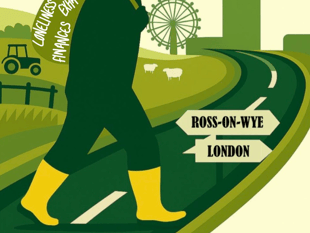 Sam walks 142 miles in support of farmers' mental health