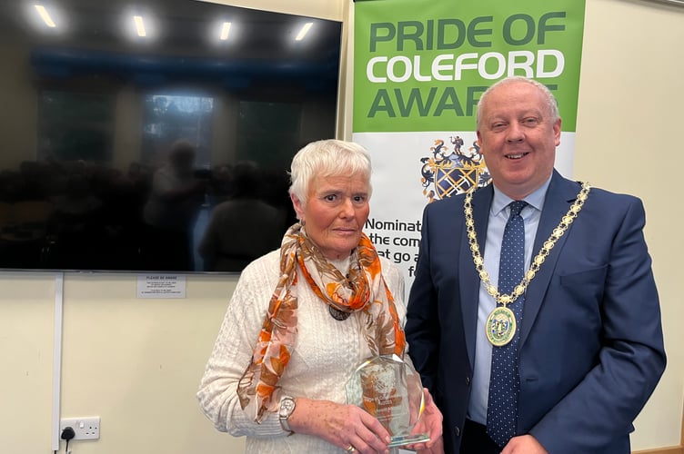 Averill Millardis a fund-raiser for Macmillan and volunteers at Scarr Bandstand