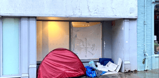 Council has "offered" homeless tent man help