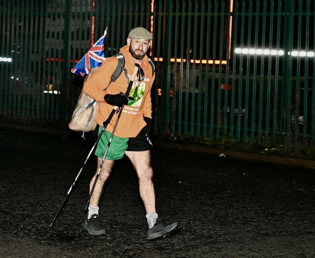 Sam begins 142-mile walk to raise farmers' mental health issues