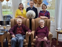 Eric celebrates 100 with his family