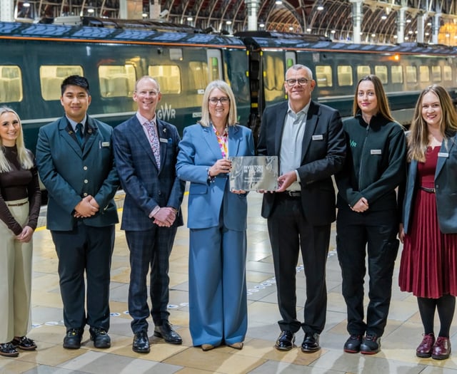 Baroness awards GWR platinum for apprentices