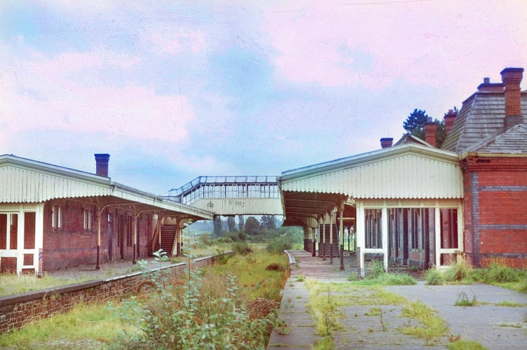 Ross-on-Wye Railway Station circa 1974