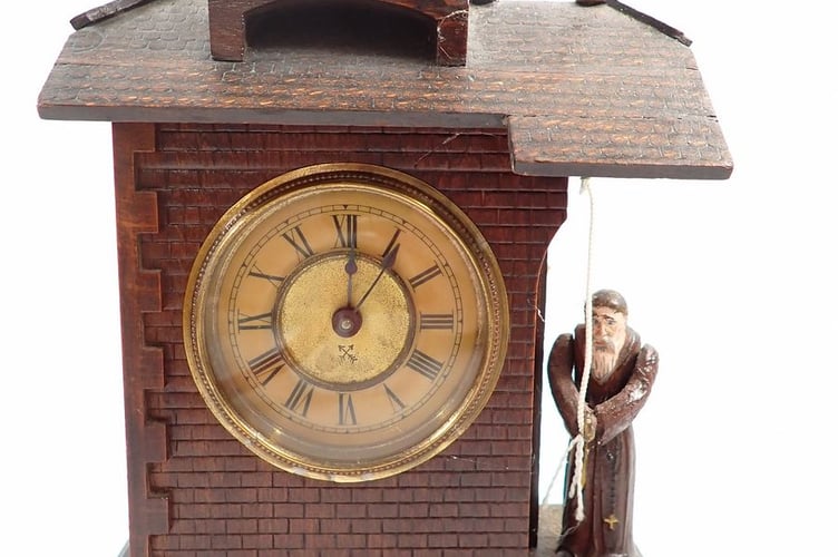 Novelty Monk Bell Ringer Clock - Copy