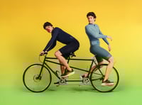 Radio 1's Greg rolls into Monmouthshire on Red Nose Challenge