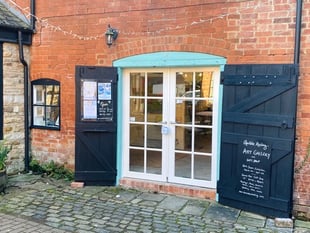 Art exhibition opening event in Newent