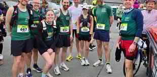 Dozen Blazers tackle 30km Rhayader Lakes run