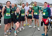 Dozen Blazers tackle 30km Rhayader Lakes run