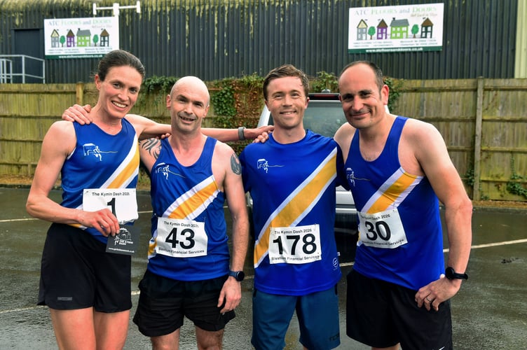 First four Spirit runners over the line