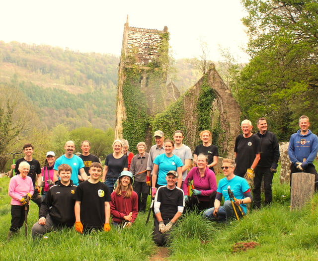 St Mary's church ruins in Tintern protected