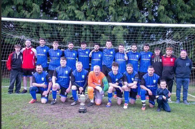 Blakeney Reserves with the FJ Pope Cup.