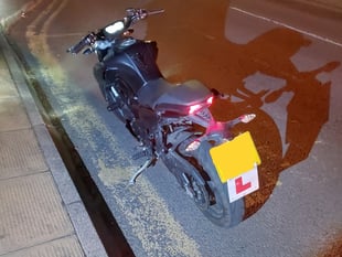 Motorcyclist charged on suspicion of drink-driving and no insurance
