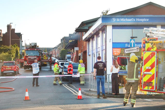 Fire hits centre of Wye Valley town